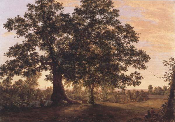 Frederic E.Church The Charter Oak at Hartford France oil painting art